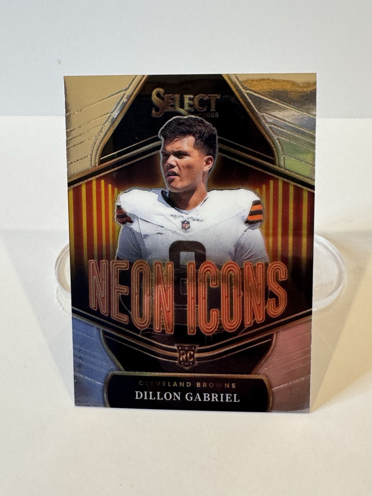 2025 Panini Select Football Dillon Gabriel Rookie Neon Icons