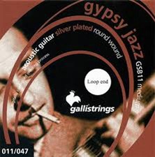 Galli GSB11LP GYPSY JAZZ GUITAR STRINGS, Medium Gauge, .011 - .047. Italian-made