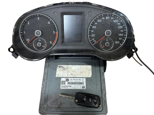 VW ECU Kit 03L906023MQ CAYC | Cluster 5C6920971A | Key | Continental PCR2.1 Dies