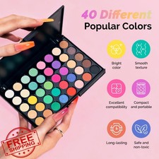 MelodySusie 40 Colors Nail Powder Pigment Kit Gradient Ombre DIY Art
