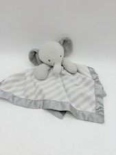 Cloud Island Elephant Blanket Lovey Gray White Striped Target Nursery 1