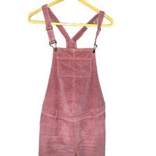 HATCH All Trimester Maternity Pink Cord Dungarees Overalls Jumpsuit