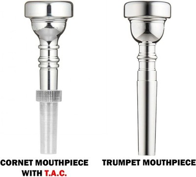 Trumpet Adaptor for Cornet Mouthpiece (T.A.C, TAC) by KGU Music. Mouthpiece adap
