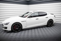 Maxton Design Seitenschweller Ansatz (Paar) Passend FüR Maserati Ghibli Modena M