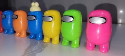 Among Us Toys (10) with Hats and Keychains Birthday Party Toys FREE SHIPPING