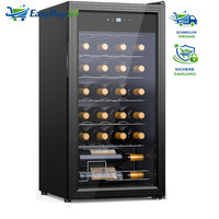 WeinküHlschrank 82 Liter 28 Flaschen Kompressor Mit GlastüR Led Touchpanel