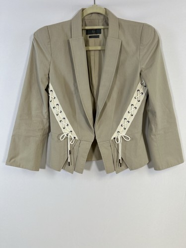 Alexander McQueen, Giacca blazer donna Alexander McQueen stringata vintage anni 2000 taglia S 42