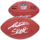 Jaxson Dart & Cam Skattebo Autographed Giants Wilson Duke Full Color Ball