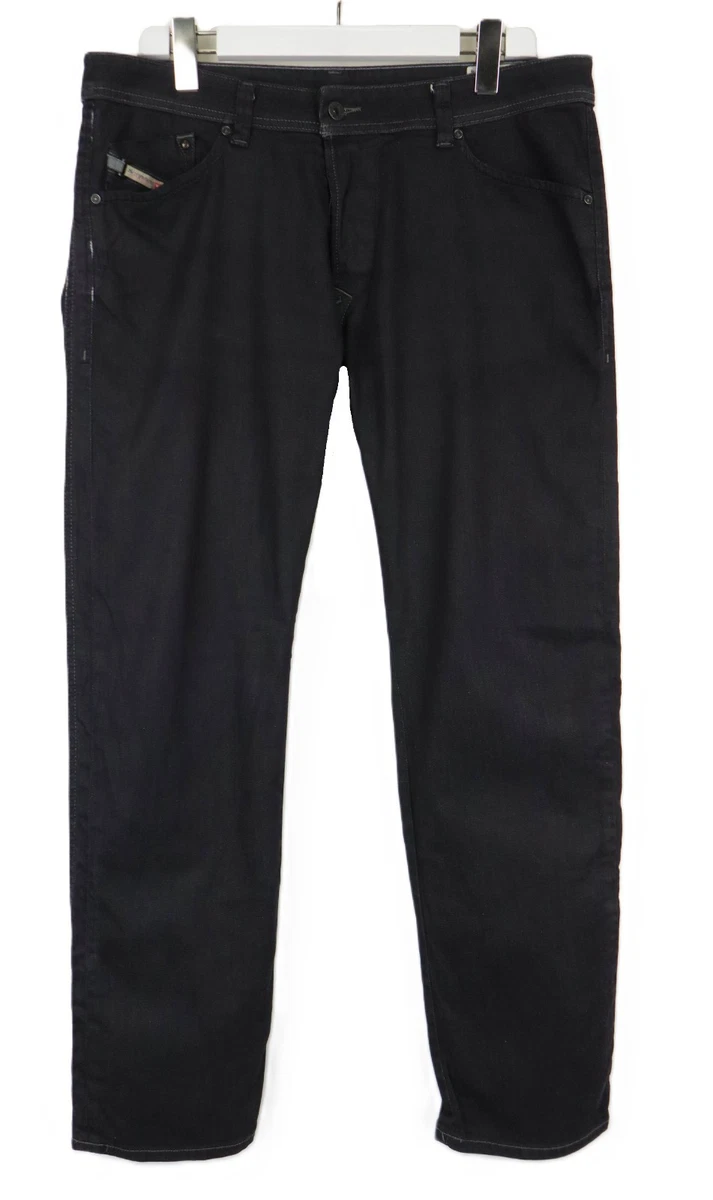 Jeans Diesel Darron Stretch Gris Coupe Slim Regular Pour Homme – Taille W29 L32, Coupe Tapered Confortable