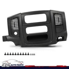 Dash Radio Bezel Climate Trim Panel Vent Black Fit For 02-05 Dodge Ram 1500 2500 Dash Radio Bezel Climate Trim Panel Vent Black Fit For 02-05 Dodge Ram 1500 2500