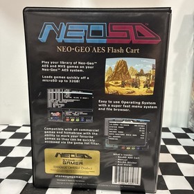 NeoGeo Sd Cartridge SNK Neo Geo AES Terraonion with Loaded SD Card