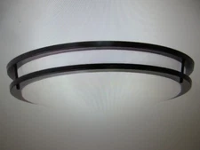 Kichler Independence 17.75 in 1-Light Olde Bronze LED Transitional Ceiling Light