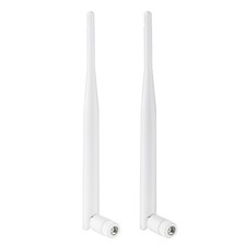 Dual Band 2.4GHz 5GHz 9dBi WiFi Antenna with PR-SMA Male Connector for White