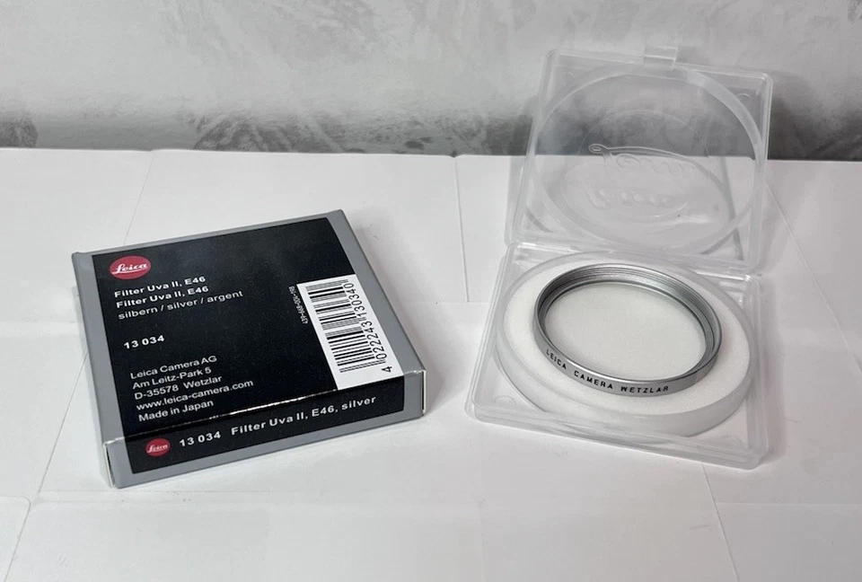 Brand New Leica UV Filter II E46 / 46mm - Silver UVa (13034) - Image 3 of 4