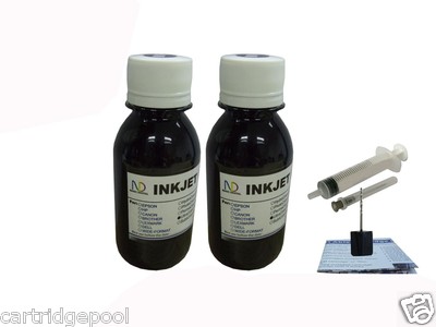 Black Refill ink for Lexmark 34 X2500 X2530 X3350 X6675 X7170 X7350 ...