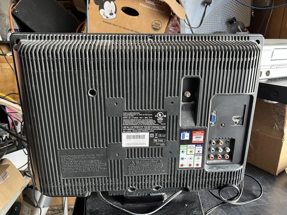 Emerson Funai 19” Television Model LC190EM1 - no Remote - Image 2 of 4