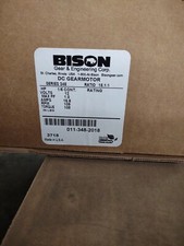 NEW 1/5 HP BISON 109 RPM  12VDC 348 SERIES GEAR MOTOR # 011-348-2018