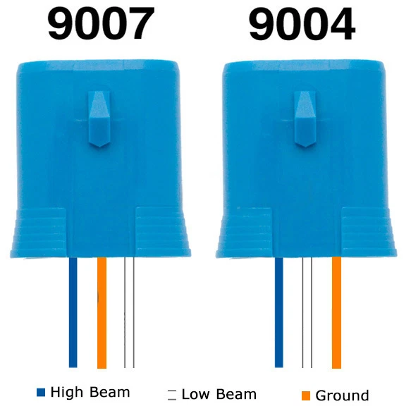 Arnés de relé HID 9007 (9004) 35W/55W Kit controlador de cableado bi-xenón alto/bajo H/L Foto 2 de 4