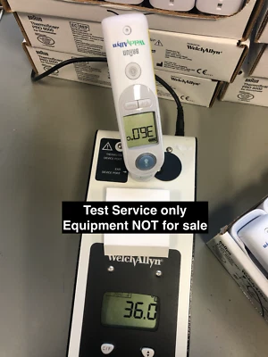COVIDIEN CALIBRATION TEST SERVICE Welch Allyn Braun ThermoScan PRO 6000 and 4000