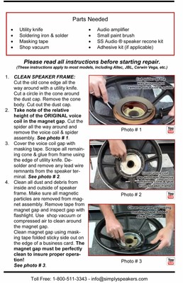 speaker repair shop near me