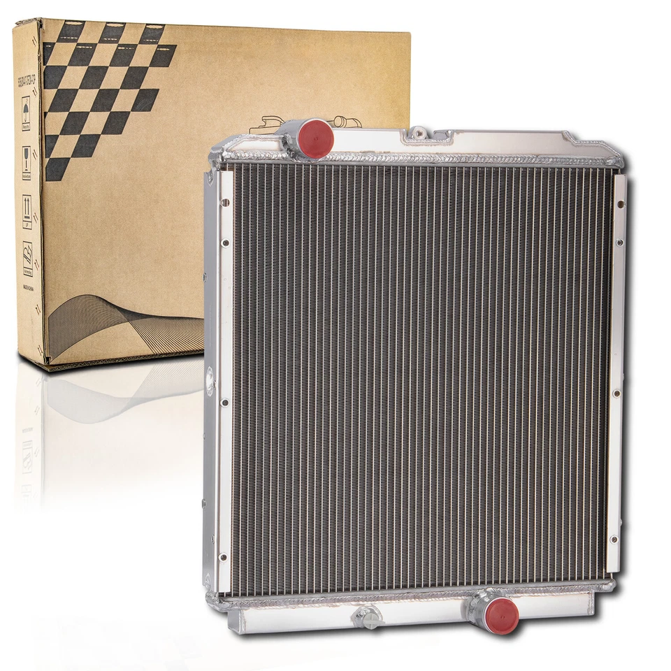 2 Row Aluminum Radiator Fit 1997-2003 2000 Mitsubishi Fuso FE639 FG649 3.9L I4 - Imagem 2 de 4