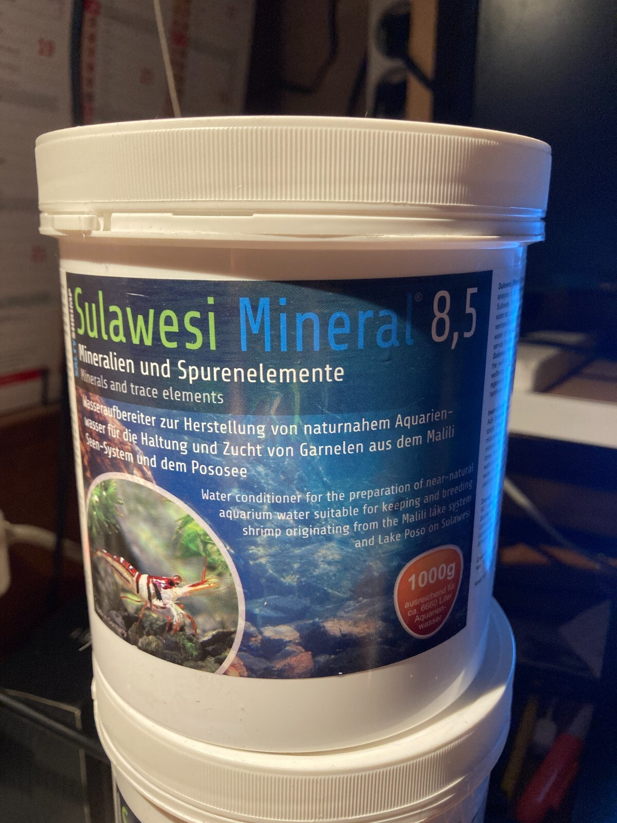 Sulawesi Mineral 8,5 sel mineraux crevettes 1kg, la pureté professionnelle pour bac d'élevage