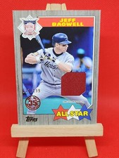 2022 Topps Series 2 Jeff Bagwell 1987 All Star Jersey Relic Astros Black # /199