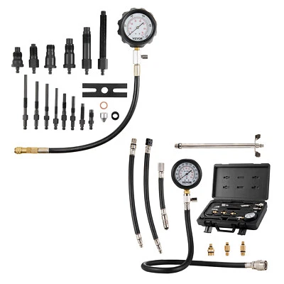 VEVOR Compression Tester Kit Petrol/Diesel Engine Cylinder Pressure Test Tool