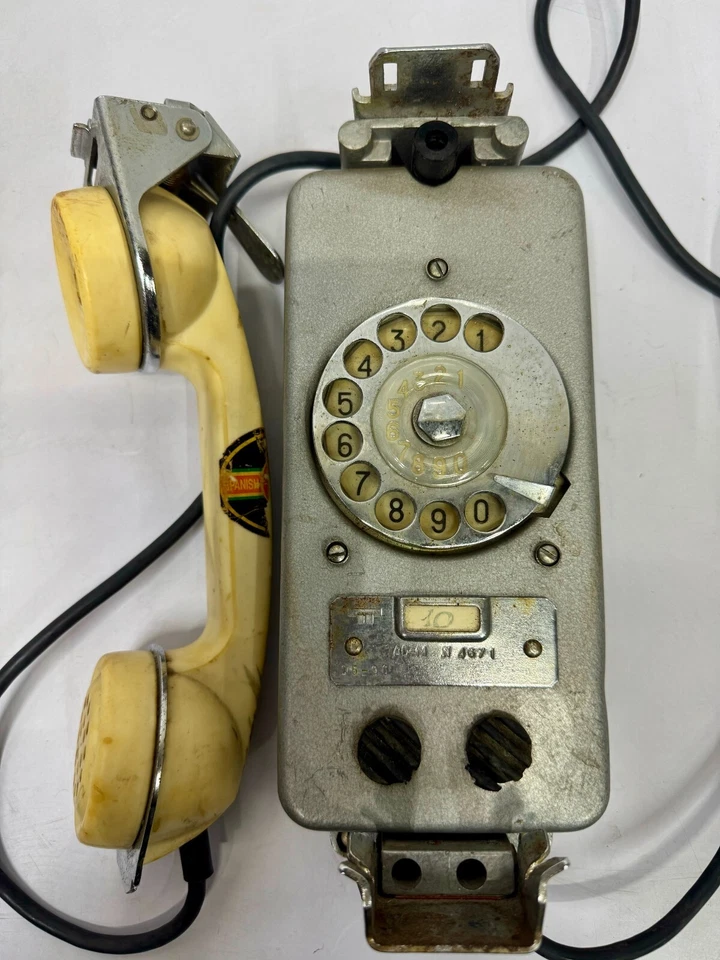 Dispositivo de comunicación de la era soviética teléfono náutico ruso TAC-M N4671 05-90 Foto 3 de 4