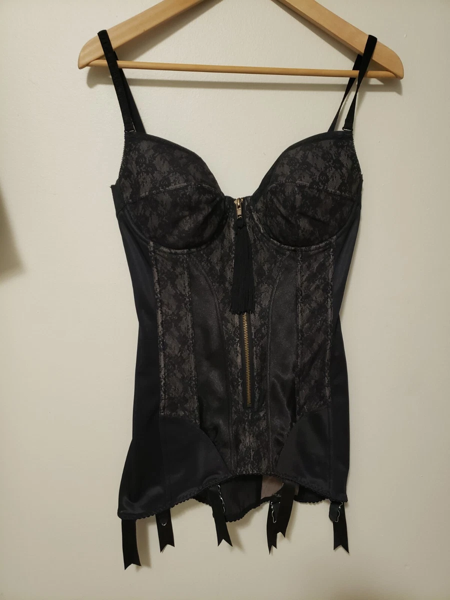Lace zip front top cheap