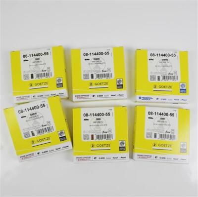 6 x piston rings set 84.00 mm Götze BMW 3.0 D M57D30 TU diesel piston ring 