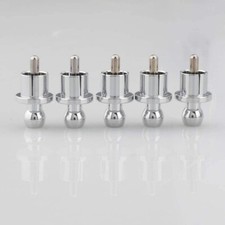 20pcs Rhodium Plated RCA Cap Plug Short-Circuit Socket Phono Connector Protect