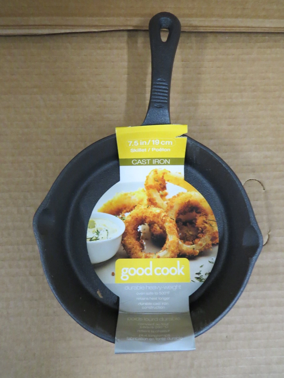 Good Cook 7.5 Inch Cast Iron Skillet Pan Durable Oven Safe New
