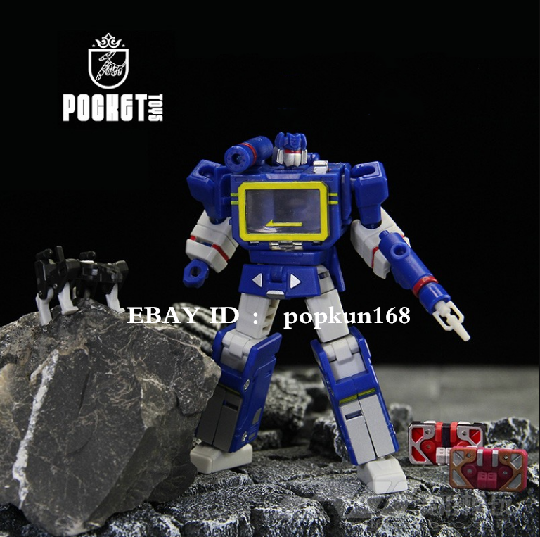 New Robot In Stock Soundwave PocketToys PT04 Walkman 3 Tape Mini