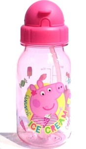 Peppa Pig Tritan Bpa Free Straw Water Bottle Kids Baby Sippy Mug Drink Container Ebay