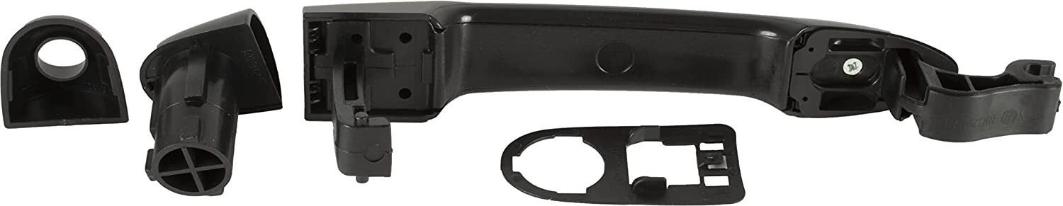Poignée de porte Clio Megane Scenic robuste en ABS noir pour avant gauche droite