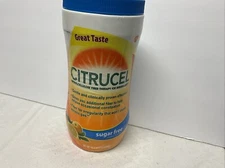 Citrucel Powder Sugar Free 16.9 oz Orange Flavor 7/25