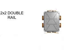 2x2 Junction box for WAGO 221 series connectors