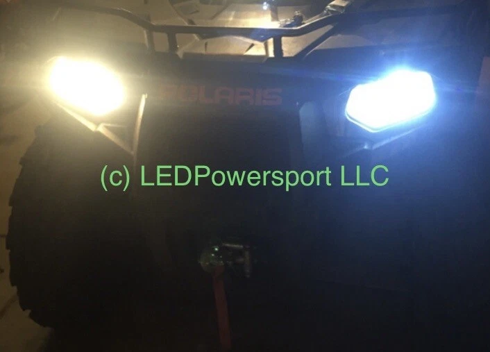 Faros LED de ajuste directo para Yamaha Wolverine R-Spec 2017 dirección asistida eléctrica 8500 lúmenes Foto 2 de 4