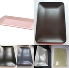 Ikea 30x19,5cm rechteckig dinera Frühstücksteller Servierteller Grau braun Rosa