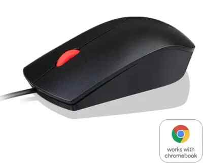 Lenovo 4Y50R20863 Essential USB Mouse - Black