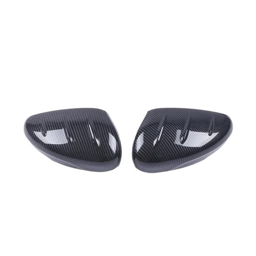 For Ford Escape 2020-2024 Pair ABS Carbon Fiber Side Rearview Mirror Cover Caps - Foto 8 di 8
