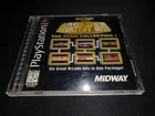 Arcades Greatest Hits The Atari Collection 1 Playstation 1 PS1 MINT CIB+reg card