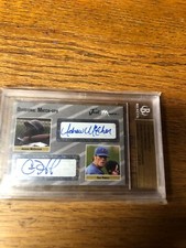 2005 Just Rookie Dual Autograph Andrew McCutchen Cole Hamels 22/25 uncirculated