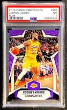 2019-20 Chronicles Rookies And Stars Blue /99 LeBron James #689 PSA 7 NM G3655