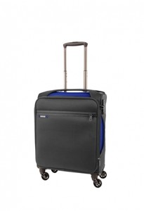 Charcoal/Blue SAMSONITE Monotrax Expandable Spinner Suitcase 55cm