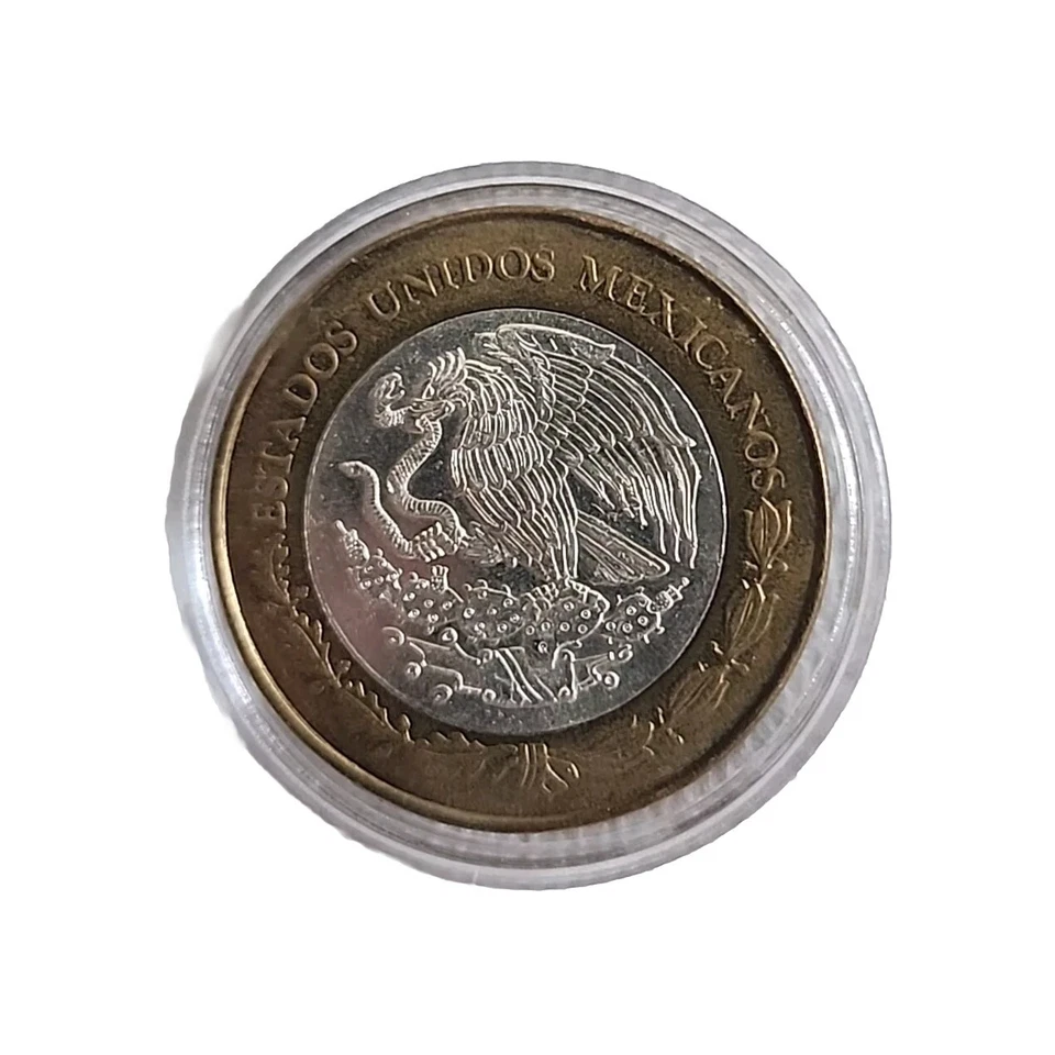 Mexico 2007 $100 Pesos Quintana Roo Silver Center Mexican Coin - Image 2 of 2