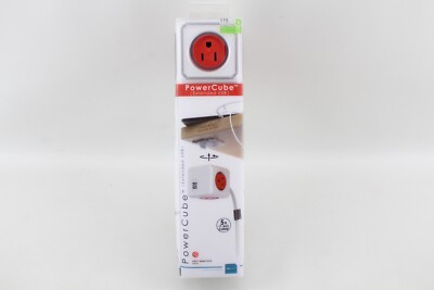 ALLOCACOC POWERCUBE EXTENDED USB 4 OUTLETS NEW