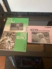Canon EOS 630 750 850 Instructional Manuals Very RARE Excellent Condition