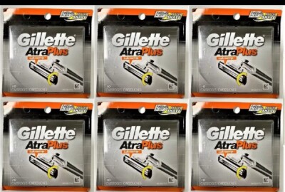 Gillette Atra Plus Refill Razor Blade Cartridges,  60 Count VINTAGE 90s Type 